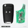 Carte électronique 2 à 5 boutons pour Chevrolet, Opel, puce ID46 - coque ouverte, boîtier et circuit séparés