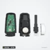 Clé intelligente 433 MHz 3 boutons pour Volkswagen Passat B6, B7, puce ID48 - pièces détachées, circuit, pile et languette
