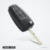 Clé pliante 3 boutons 433 MHz pour Ford Focus, Fiesta, Mondeo, puce 4D63 - lame sortie, vue de face