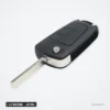Clé pliante complète 433 MHz 2/3 boutons pour Opel Astra H, Zafira B, Corsa D - vue de profil, lame dépliée