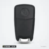Clé pliante complète 433 MHz 2/3 boutons pour Opel Astra H, Zafira B, Corsa D - dos de la coque, surface lisse