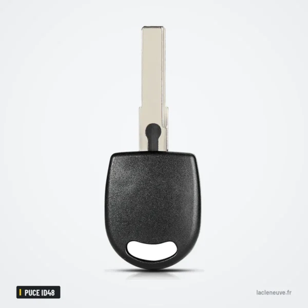 Clé à puce ID48 avec batterie pour Volkswagen Polo, Golf, Seat Ibiza, Octavia - lame de clé seule, vue de profil