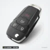 Clé télécommande 2/3/4 boutons pour Ford F150, Ranger, Mondeo, puce ID49 - dos de la clé, lame dépliée, anneau porte-clé