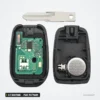 Clé télécommande 2/3 boutons pour Dacia Duster, Logan, Sandero, puce PCF7961M - pièces détachées, lame et circuit séparés