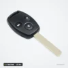 Clé télécommande 2/3 boutons pour Honda Ridgeline, Accord, CR-V, HR-V, 433 MHz - clé simple, trois boutons, vue de face