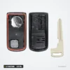 Clé télécommande 2/3 boutons pour Mitsubishi ASX, Outlander, Lancer, 433 MHz - pile, circuit et lame posés séparément
