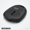 Clé télécommande 2/3 boutons pour Mitsubishi Pajero, Outlander, ASX, puce ID46 - coque ovale vierge, boutons de verrouillage