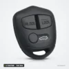 Clé télécommande 2/3 boutons pour Mitsubishi Pajero, Outlander, ASX, puce ID46 - coque avec texte unlock lock et coffre
