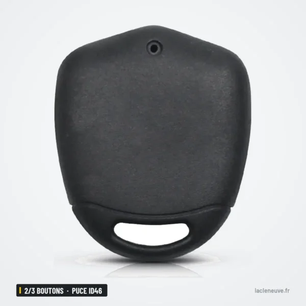 Clé télécommande 2/3 boutons pour Mitsubishi Pajero, Outlander, ASX, puce ID46 - dos de coque lisse sans bouton