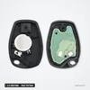 Clé télécommande 2/3 boutons pour Renault Clio 3, Dacia Logan, puce PCF7947 - boîtier ouvert, pile et circuit imprimé