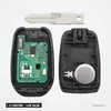 Clé télécommande 2/3 boutons pour Renault Clio, Dacia Duster, lame VAC102 - circuit, lame et pile séparés