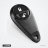 Clé télécommande 2/3 boutons pour Subaru Forester, Impreza, Legacy, Outback - vue de face sous un autre angle