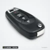 Clé télécommande 2 à 4 boutons pour Chevrolet Cruze, Malibu, puce ID46 - vue de face, bouton rouge visible