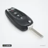 Clé télécommande 2 à 4 boutons pour Chevrolet Cruze, Malibu, Trailblazer - lame sortie, vue de face
