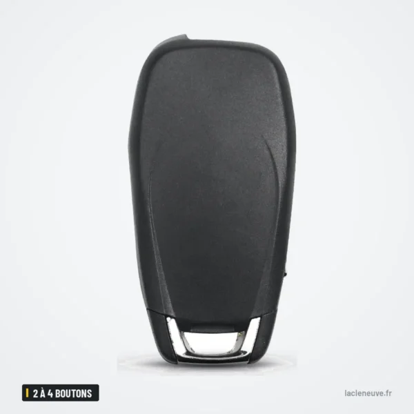 Clé télécommande 2 à 4 boutons pour Chevrolet Cruze, Malibu, Trailblazer - dos de la coque, vue arrière