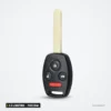 Clé télécommande 2 à 4 boutons pour Honda Accord, Civic, CR-V, puce ID46 - lame déployée, vue de profil