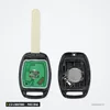 Clé télécommande 2 à 4 boutons pour Honda Accord, Civic, CR-V, puce ID46 - coque ouverte, circuit et pile visibles