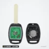 Clé télécommande 2 à 4 boutons pour Honda CR-V, Accord, City, Fit - coque ouverte, circuit et emplacement de la pile
