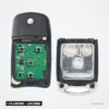 Clé télécommande 2 à 4 boutons pour Honda CR-V, Jazz, Accord, Acura, lame HON66 - coque ouverte avec circuit et pile