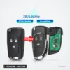 Clé télécommande 2 à 5 boutons pour Chevrolet Cruze, Malibu, Aveo - transformation en télécommande, circuit apparent