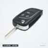 Clé télécommande 2 à 5 boutons pour Chevrolet Cruze, Malibu, Aveo, lame HU100 - clé pliée, lame dépliée, vue de profil