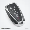 Clé télécommande 2 à 5 boutons pour Chevrolet Cruze, Spark, Equinox, 433 MHz - coque vue de face, quatre boutons