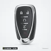 Clé télécommande 2 à 5 boutons pour Chevrolet Cruze, Spark, Equinox, 433 MHz - coque vue de face, cinq boutons
