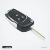 Clé télécommande 2 à 5 boutons pour Opel Astra, Corsa, Insignia, Zafira - vue de face légèrement inclinée, trois boutons