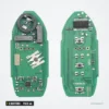 Clé télécommande 2 boutons pour Nissan Qashqai, X-Trail, Juke, puce 4A/ID46 - carte électronique recto-verso