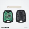 Clé télécommande 2 boutons pour Peugeot 207, 307, Citroën C3, C4, 433 MHz, ID46 - lame et coque ouverte séparées