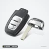 Clé télécommande 3/4 boutons pour Audi A4, A5, A6, Q5, lame HU66 - boîtier ouvert avec lame séparée