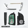 Clé télécommande 3/4 boutons pour BMW Série 1, 3, 5, 7, puce ID49 - pièces détachées du boîtier