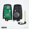 Clé télécommande 3/4 boutons pour BMW Série 3, Série 5, X5, X6 - coque ouverte avec circuit et pile