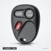 Clé télécommande 3/4 boutons pour Chevrolet Tahoe, GMC Sierra, 315 MHz - vue de face, trois boutons verrouillage et alarme