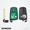 Clé télécommande 3 boutons pour BMW Série 1, 3, 5, X5, puce PCF7945 - pièces détachées alignées à plat