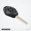Clé télécommande 3 boutons pour BMW Série 3, 5, 7, X5, puce ID44 - tête de clé seule, boutons visibles