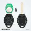 Clé télécommande 3 boutons pour BMW Série 3, 5, 7, X5, puce ID44 - coque ouverte avec puce et lame