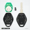Clé télécommande 3 boutons pour BMW Série 3, 5, X5, Z3, puce ID44 EWS - boîtier ouvert avec puce et lame séparées
