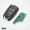 Clé télécommande 3 boutons pour Chevrolet Cruze, Lova, Aveo, Orlando, ID46 - coque pliante ouverte avec circuit imprimé