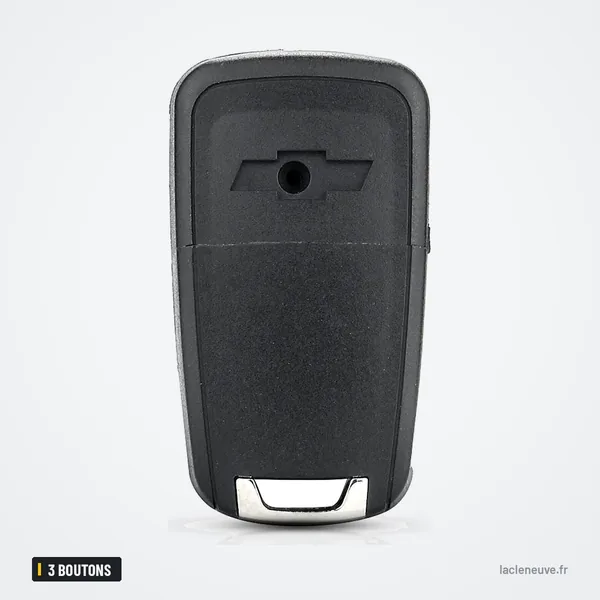 Clé télécommande 3 boutons pour Chevrolet Cruze, Lova, Aveo, Orlando, ID46 - dos de la coque, sans lame