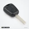 Clé télécommande 3 boutons pour Citroën C1, C3, Xsara, Berlingo, puce ID46 - vue de face, lame déployée