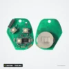Clé télécommande 3 boutons pour Lada Granta, Vesta, X-Ray, Kalina, puce ID46 - circuit vert détaillé avec composants soudés