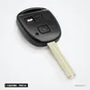 Clé télécommande 3 boutons pour Lexus GX470, LX470, puce 4C ou 4D67 - vue de face, légère rotation
