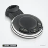 Clé télécommande 3 boutons pour Mini Cooper, One, Clubman, 315/433/868 MHz - vue de dos, forme ronde