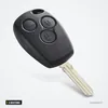 Clé télécommande 3 boutons pour Renault Trafic, Twingo, Dacia Duster, Logan - vue de dos, boutons sur la tranche