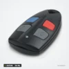 Clé télécommande 304 MHz 4 boutons pour Ford Falcon AU, Fairmont, XR6, XR8 - vue de face, deux boutons colorés