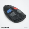 Clé télécommande 304 MHz 4 boutons pour Ford Falcon AU, Fairmont, XR6, XR8 - vue de face, boutons bleu et gris