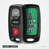 Clé télécommande 313,8/315 MHz 3 boutons pour Mazda 3, Mazda 6 - télécommande vue de face avec circuit imprimé visible