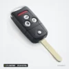 Clé télécommande 313,8/433 MHz 2 à 4 boutons pour Acura MDX, TL, TSX - lame déployée, vue de trois quarts