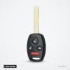 Clé télécommande 313,8/433 MHz pour Honda CR-V, Accord, Jazz, HR-V, puce ID46 - vue de face, lame sortie